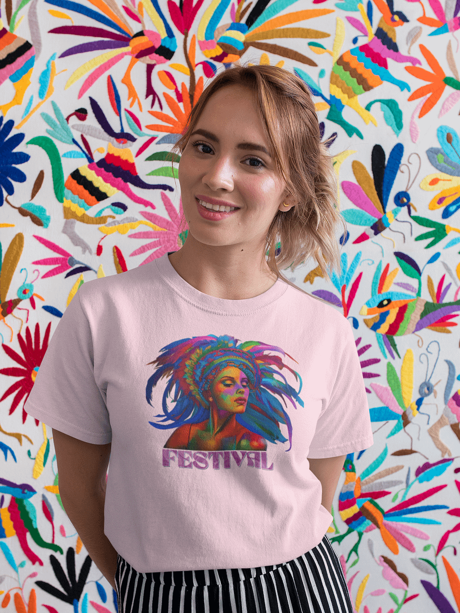 Festival Dreams Feathered T-Shirt product image (71)