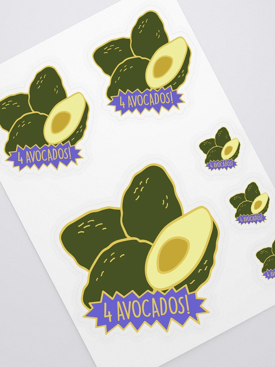 Four Avocados Sticker Sheet product image (2)