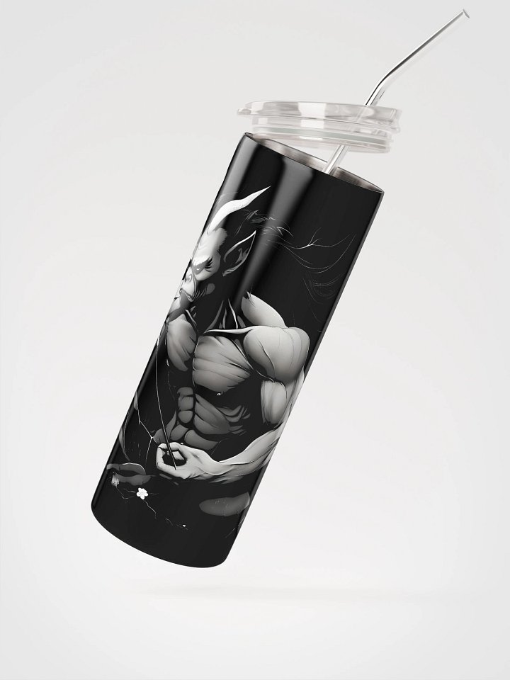 Intimidating Oni Demon Art - Japanese Mythology Illustration Stainless Steel Tumbler product image (2)