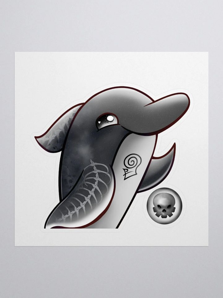 DEATH DOLPHIN - STICKER product image (1)
