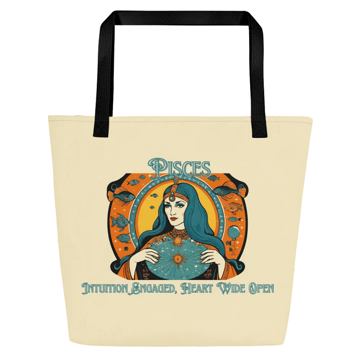 Pisces, Intuition Engaged, Cream Tote product image (1)