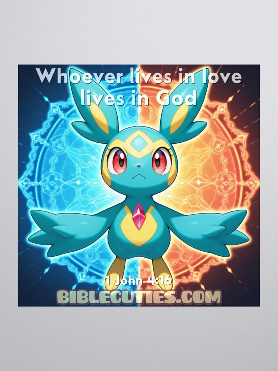 Bible Cuties Claudia - Who ever lives in love lives in God product image (1)