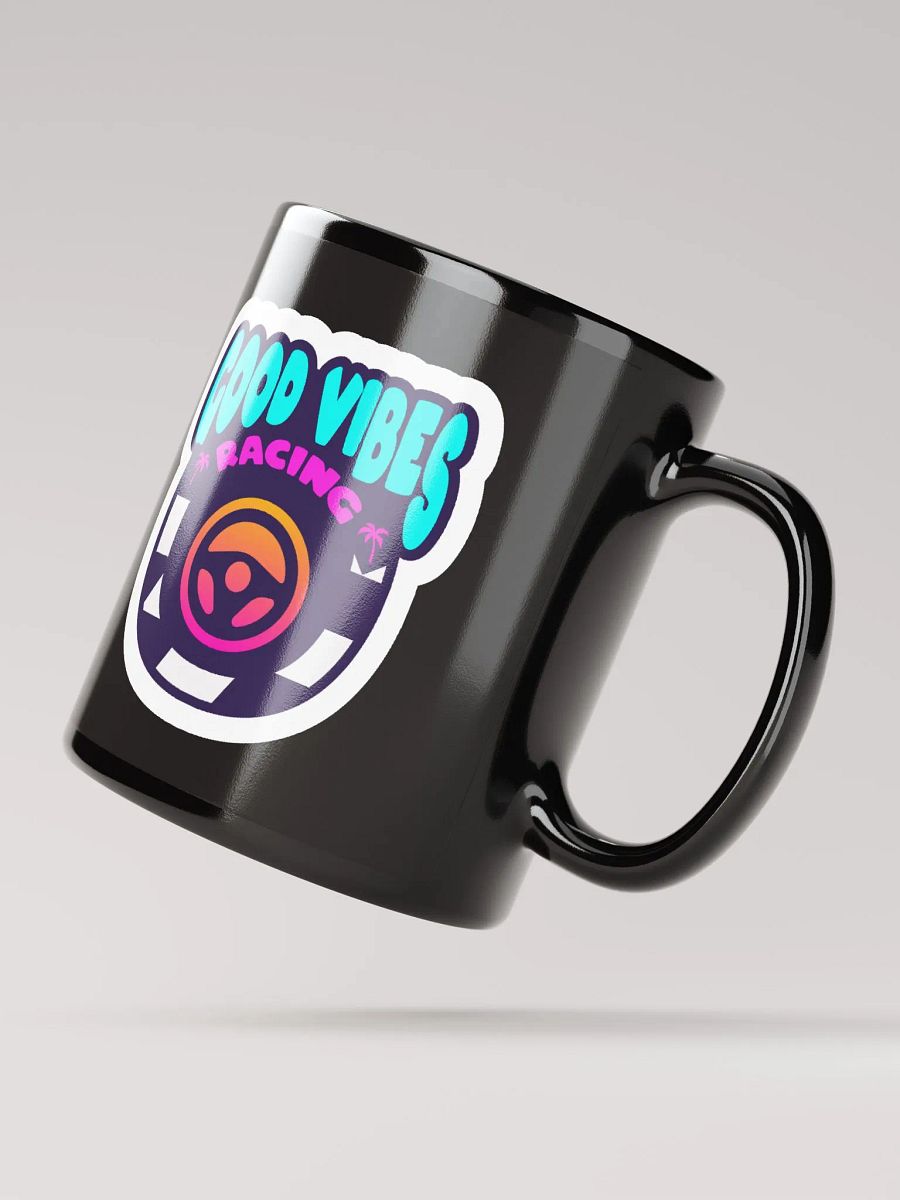 GOOD VIBES RACING BLACK MUG product image (3)
