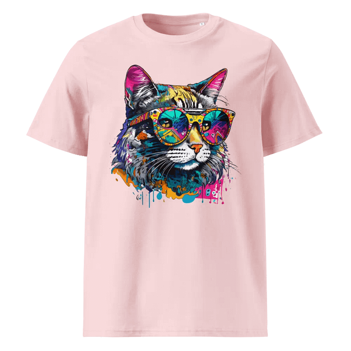 Colorsplash Hippie Katze 2, Shirt product image (5)