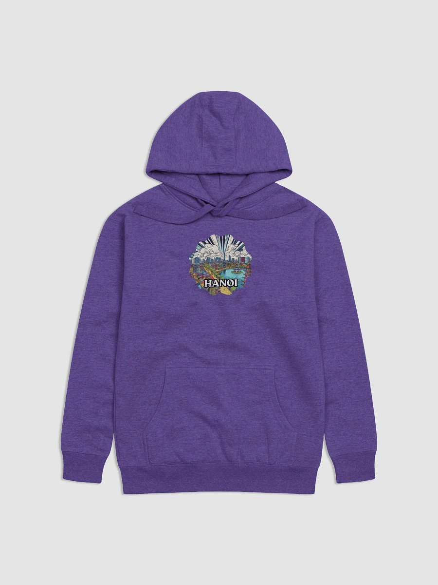 Cotton Heritage Unisex Premium Hoodie | AI Design Hanoi city Vietnam product image (2)