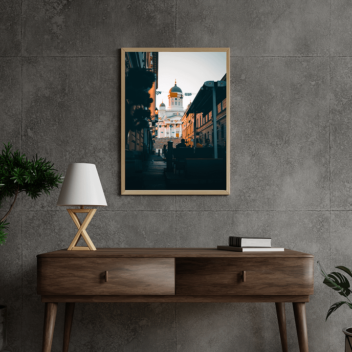 Golden Hour Grandeur: Helsinki Cathedral product image (1)