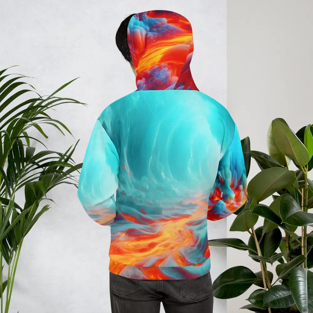 Fire and Ice - 3D Lava Glacier Fusion #1 product image (10)