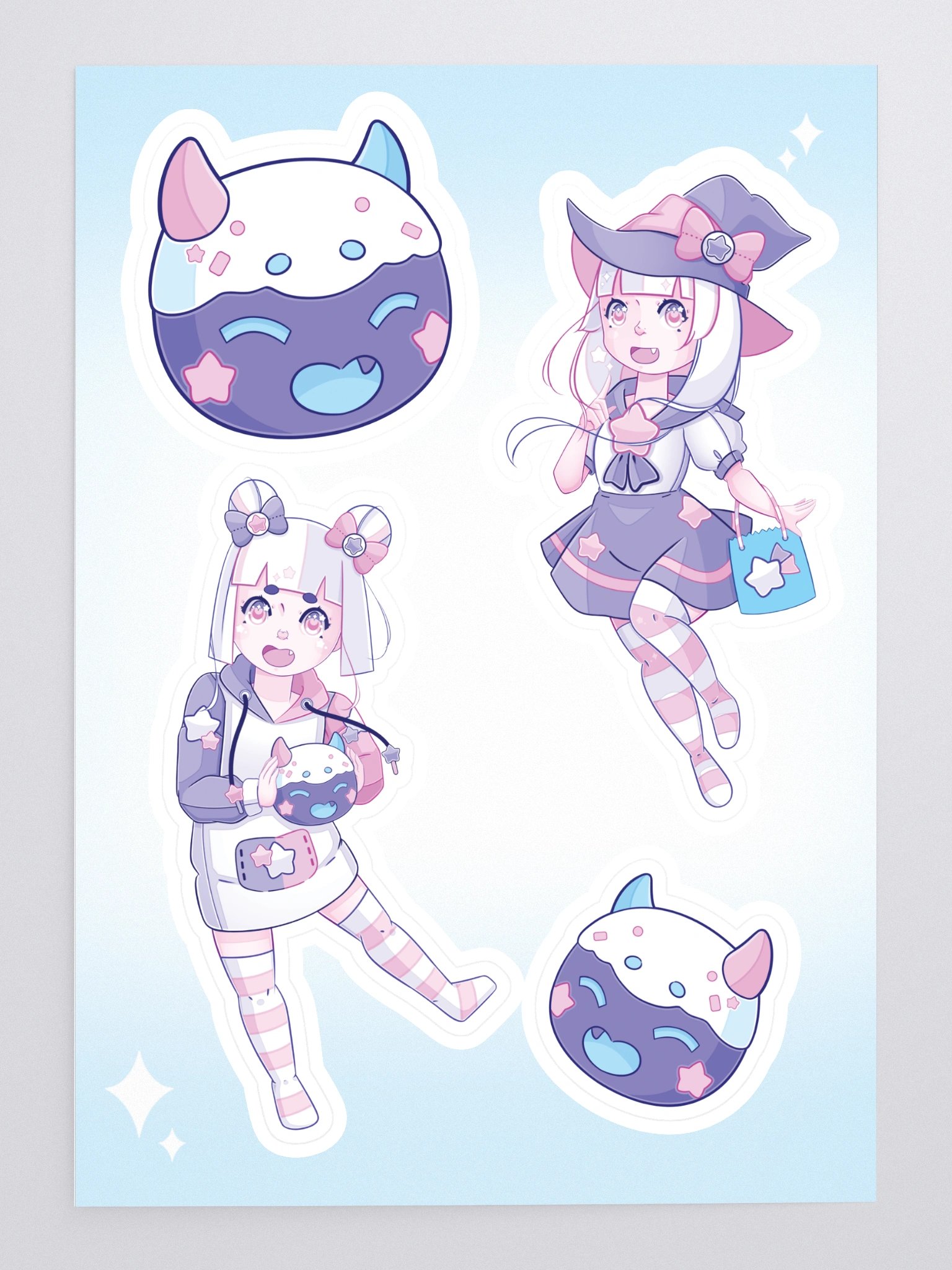 Sticker Sheet • CandiCat Chibi Trick or Treat product image (3)