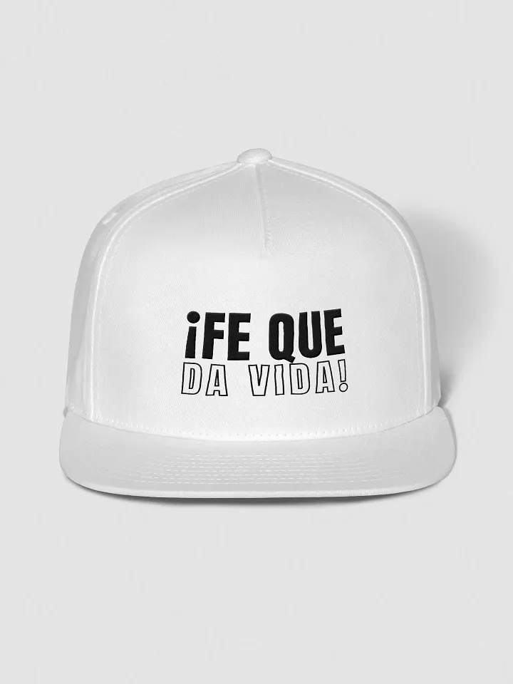 Gorra plana con cierre a presión | Fe que da vida product image (1)