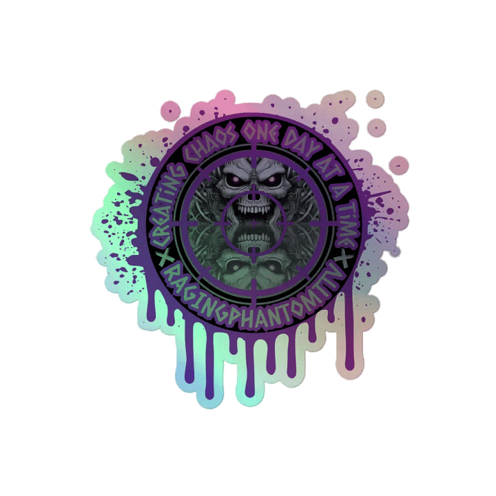 Holographic Rage sticker product image (2)