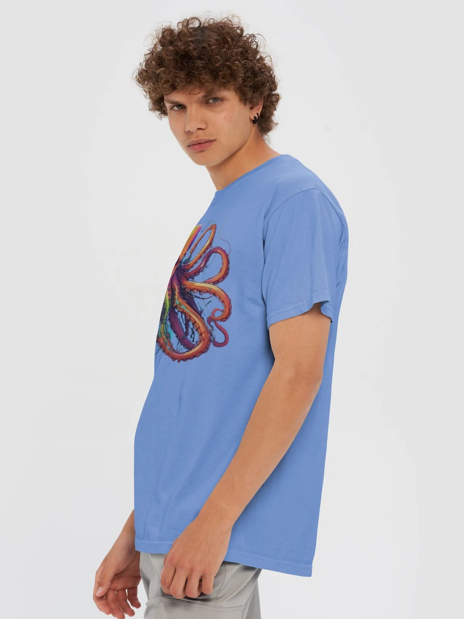 Octopus Robot T Shirt product image (46)