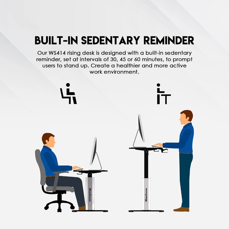 Fantech WS414 – Meja Elektrik Adjustable / Standing Desk Electric Work Station product image (3)