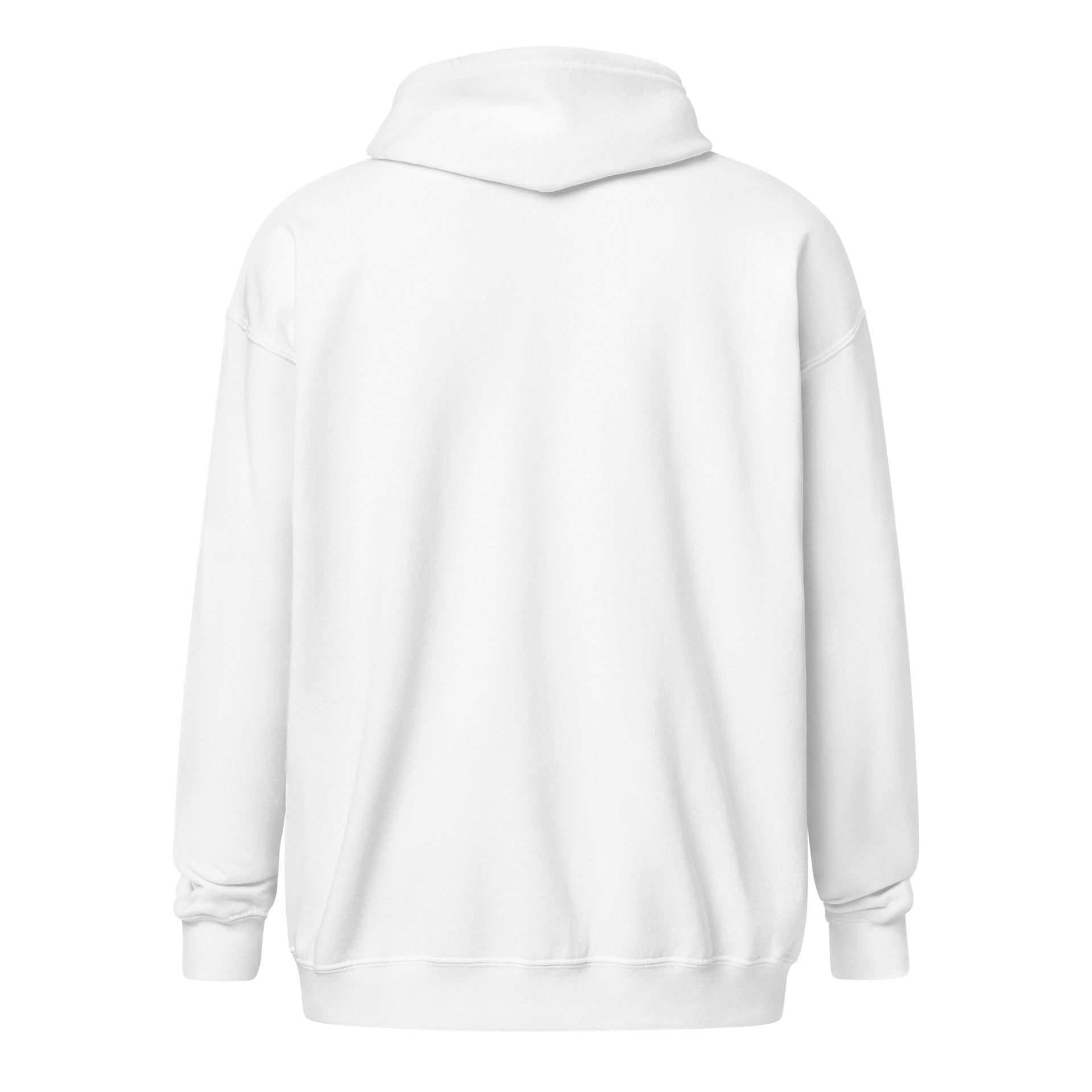 SOUTH BUFFALO Heavy Blend Zip Hoodie WHITE product image (2)