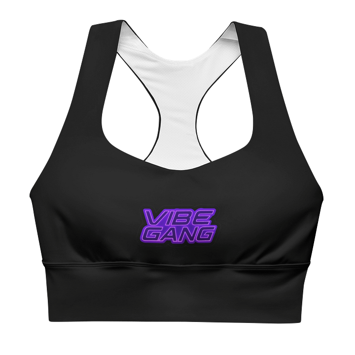 VIBEGANG All-Over Print Recycled Longline Sports Bra product image (1)