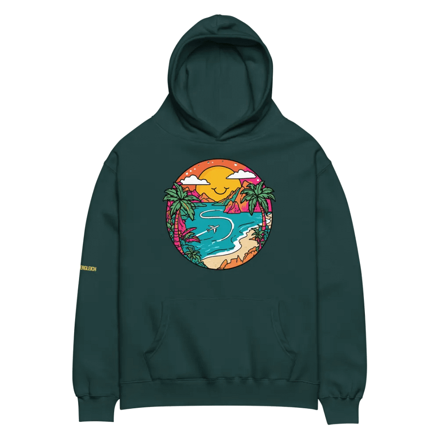 AS Colour Unisex Premium Oversized Hoodie | AI Design Travel icon product image (2)
