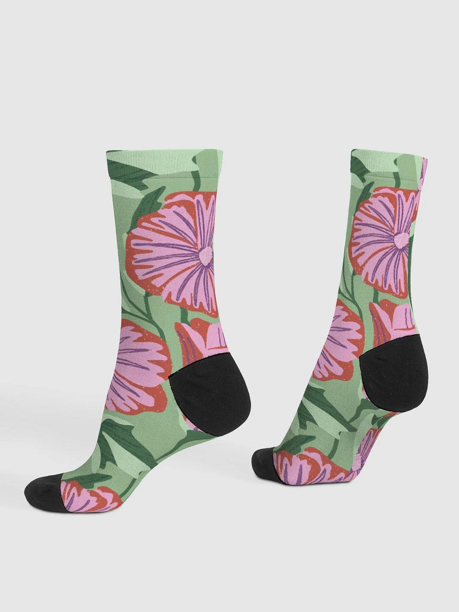 Flower Power Hour | Premium Sustainable Crew Socks product image (4)