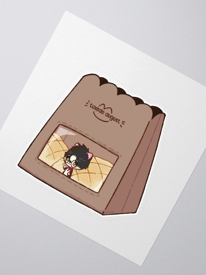 August Melon Bread Bag Sticker product image (2)