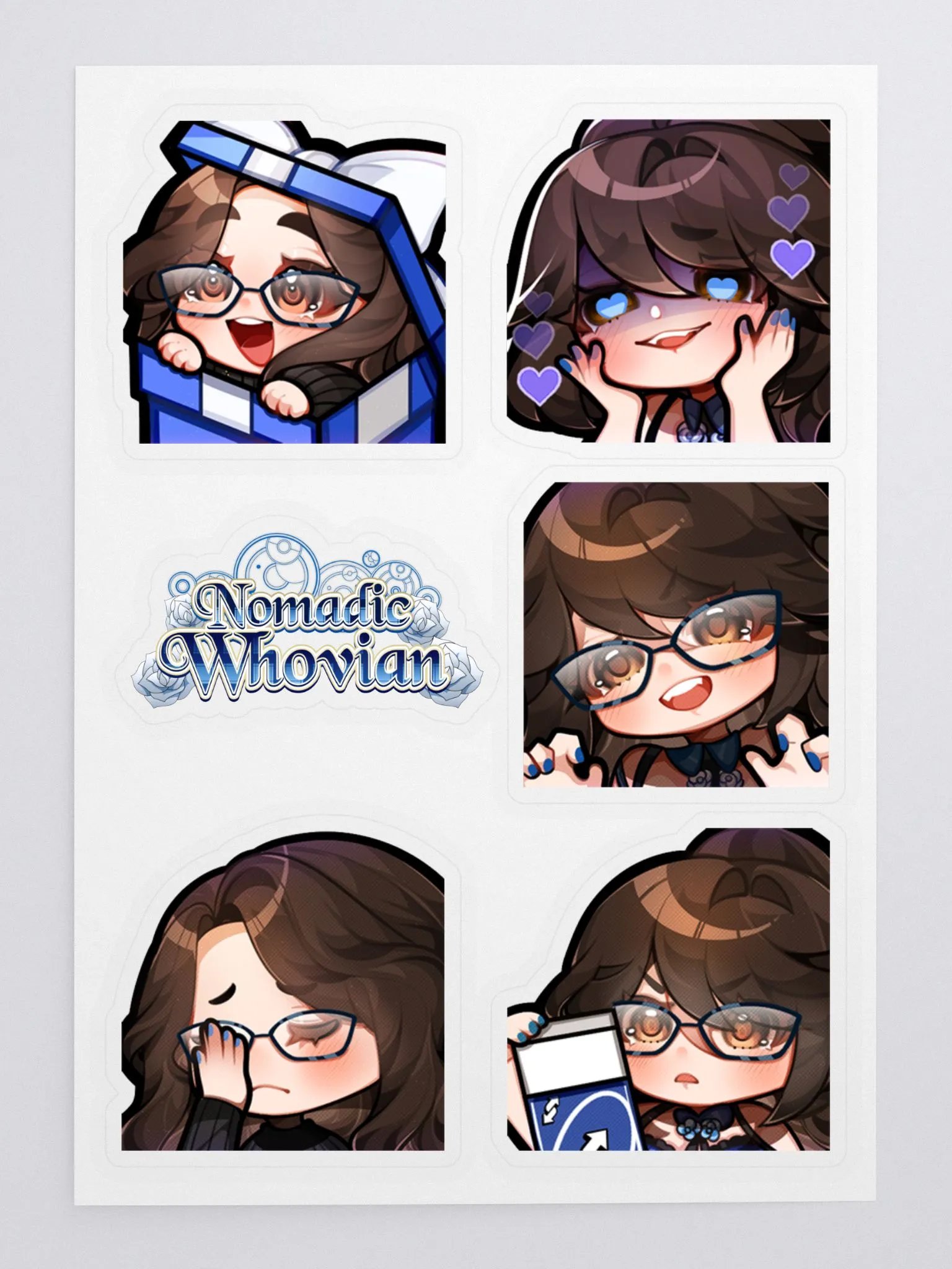 Whovie Emote Sticker Sheet 3 product image (3)