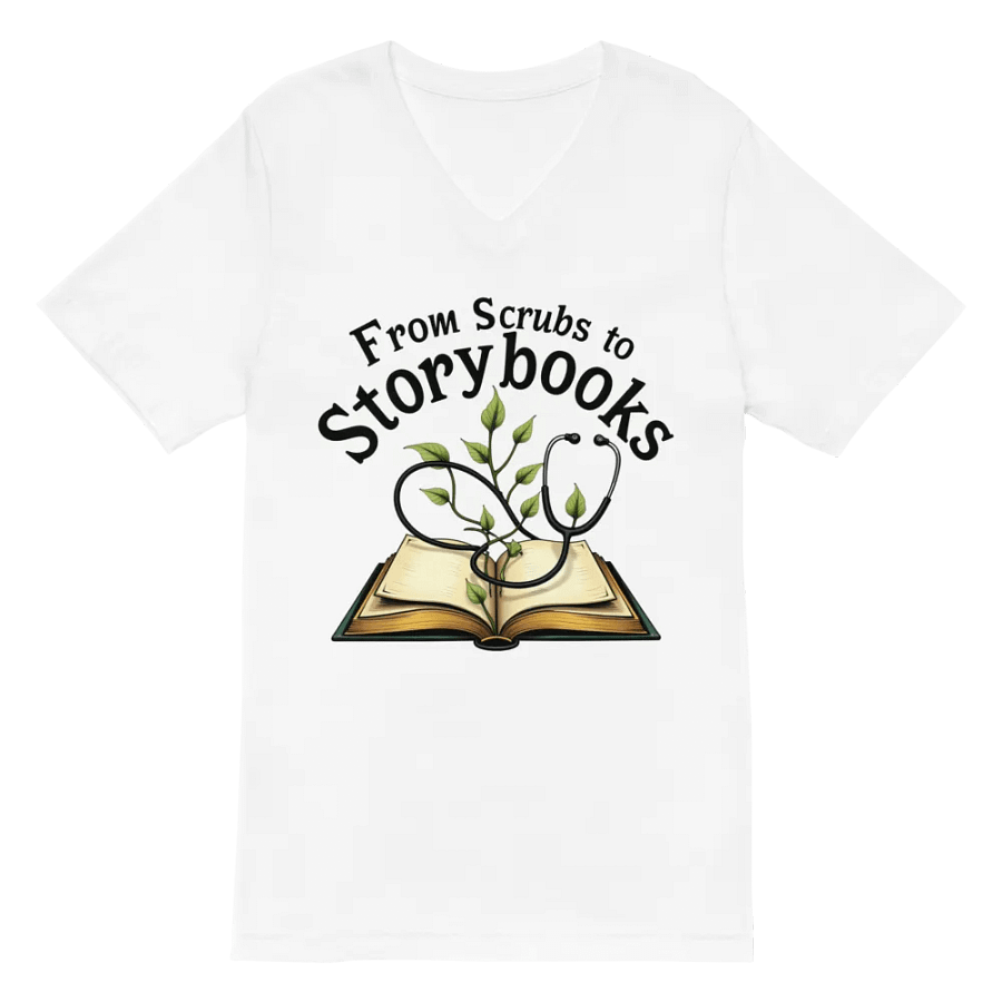 Stethoscope Storybook V-Neck Tee product image (2)