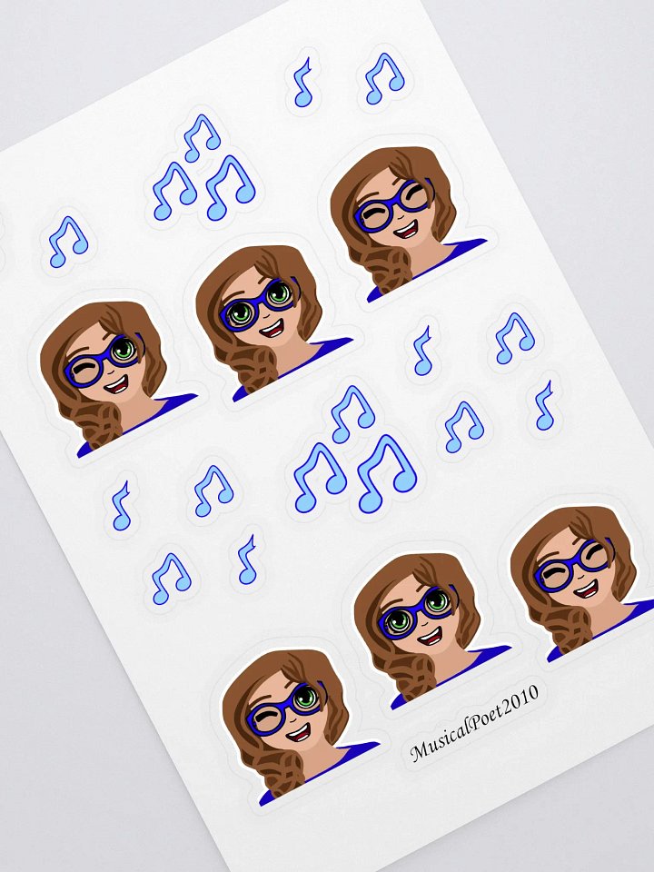 Poet Wink Sticker Set product image (1)