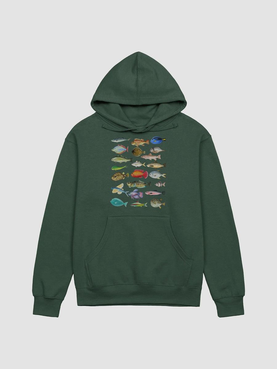 Aquatic Adventures Fish Collage Adult Hoodie product image (4)