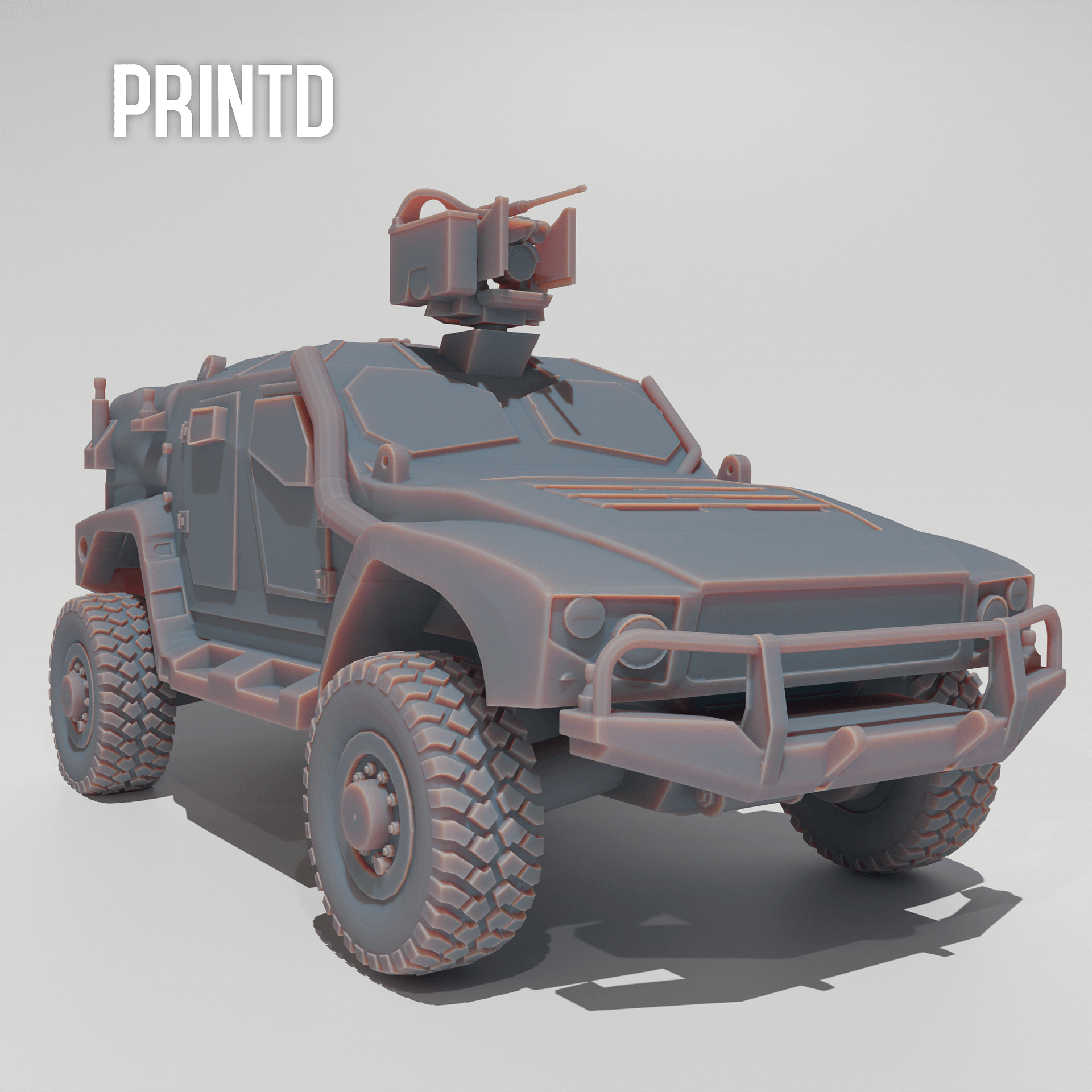 Australian Special Forces Hawkei Light Vehicle - Modern Warfare Wargame Hobby Resin Scale Models product image (1)