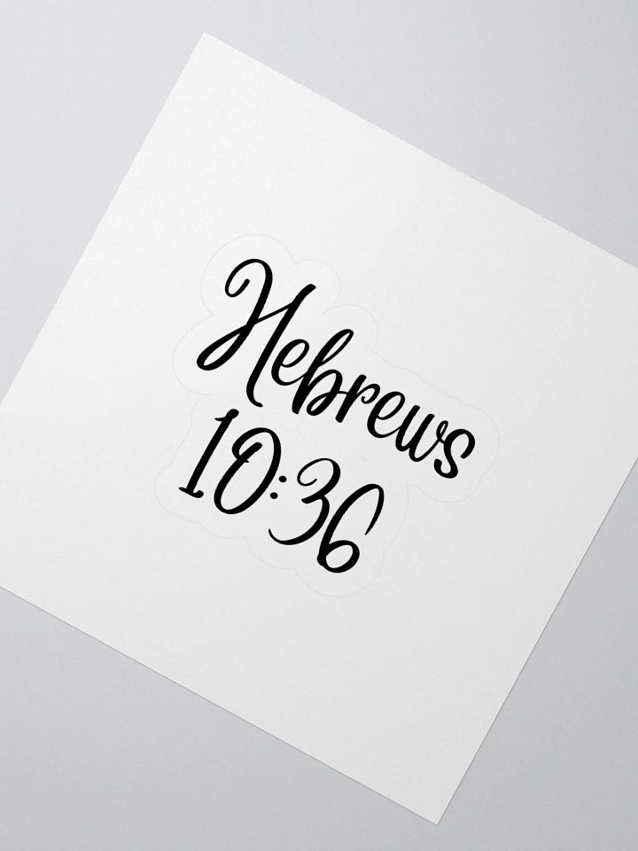 Hebrews 10:36 product image (4)