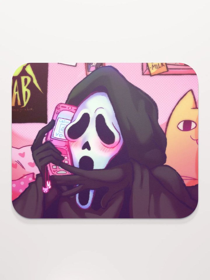 Ghost on the Phone Mousepad product image (2)