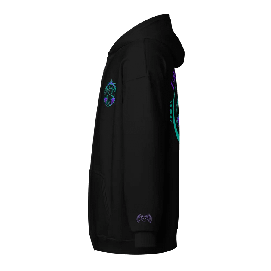 Celestial Familiar Moon Phases Zip Hoodie product image (6)