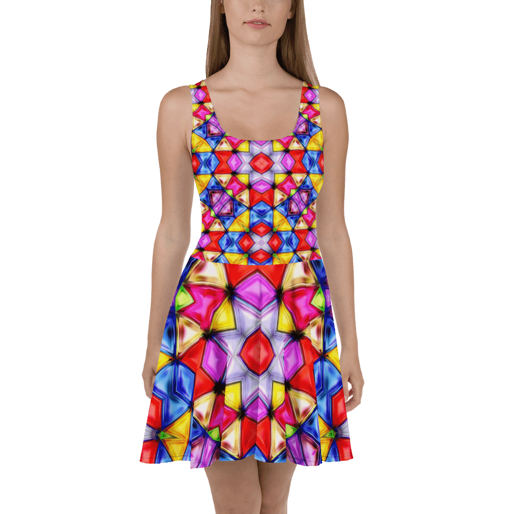 Barry Grady 'Vibrant' Skater Dress product image (2)