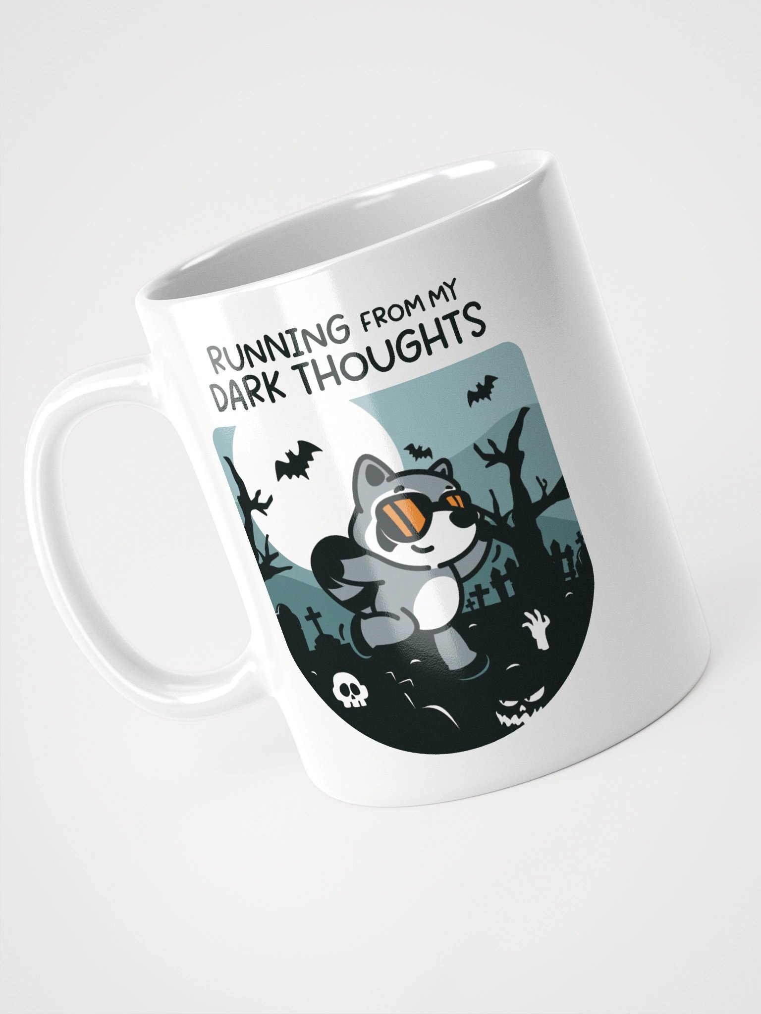 Running From My Dark Thoughts Coffee Mug product image (10)