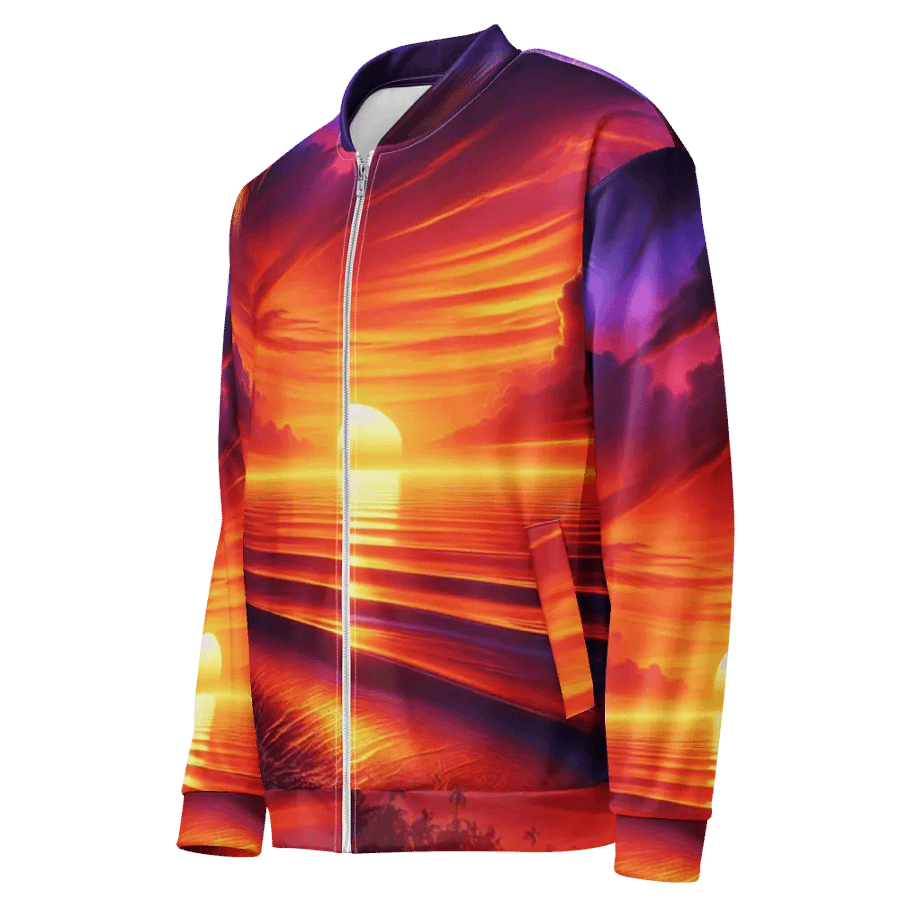 Sunset Serenade Bomber Jacket | AI Design product image (3)