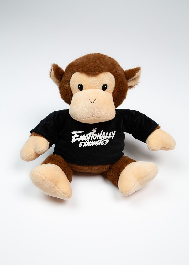 Emotionally Exhausted Plush Monkey product image (1)
