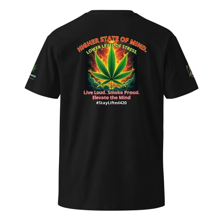 🎧 420💨 Higher State 420 Tee – Elevate Your Vibes 🎧🔥 product image (1)