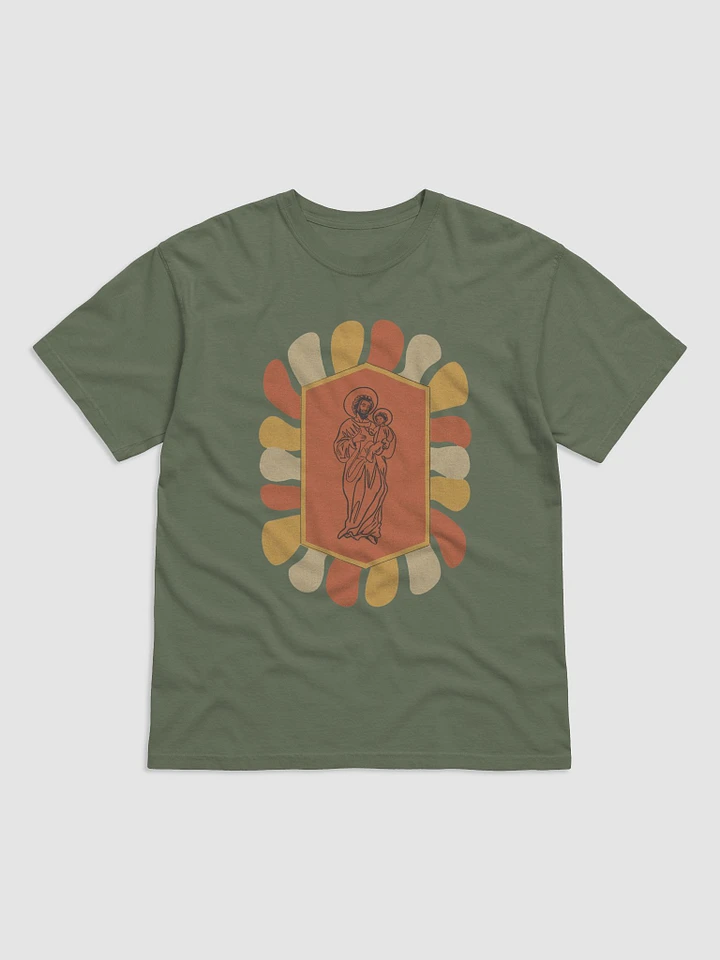 St. Joseph and Child Jesus- Retro T-Shirt product image (2)