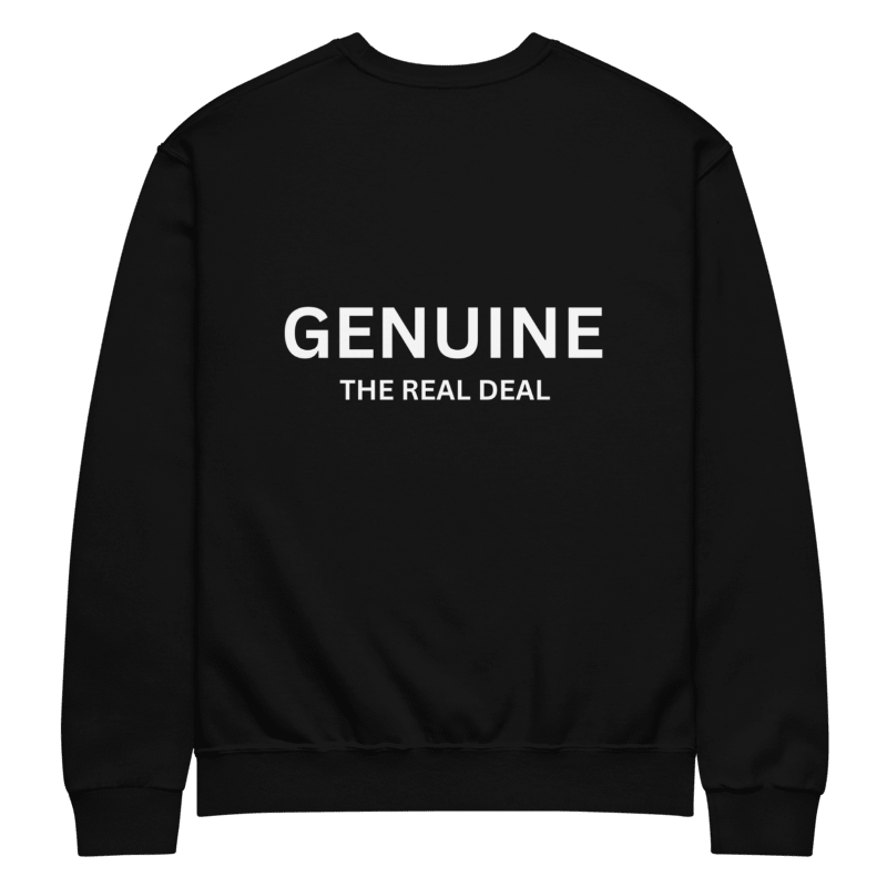Genuine The Real Deal - Crewneck Sweater - Black product image (2)