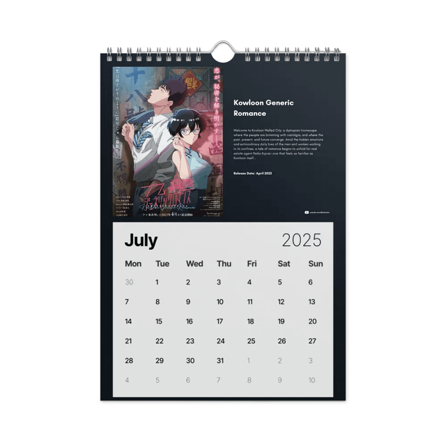 Otaku Den 2025 Romance Anime Calander product image (4)