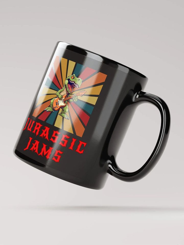 Jurassic Jams Rock n Rawr Dinosaur Dark Mug product image (2)