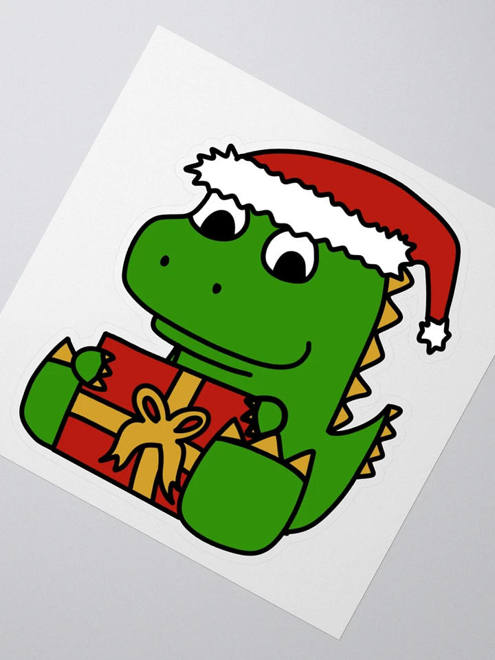 Sticker Club [December] Holiday Sit Dino product image (1)