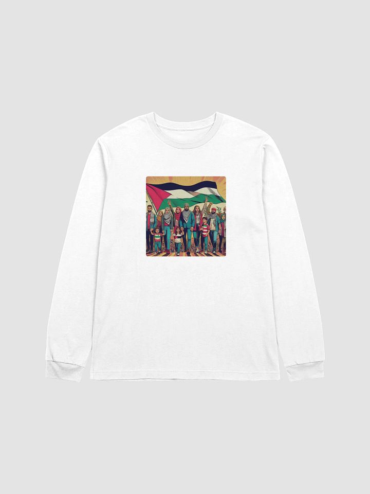 Unity in Diversity Long Sleeve Tee | free palestina product image (1)