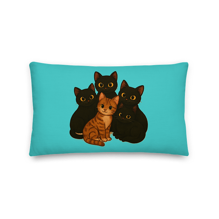 Cat All-Over Pillow product image (1)
