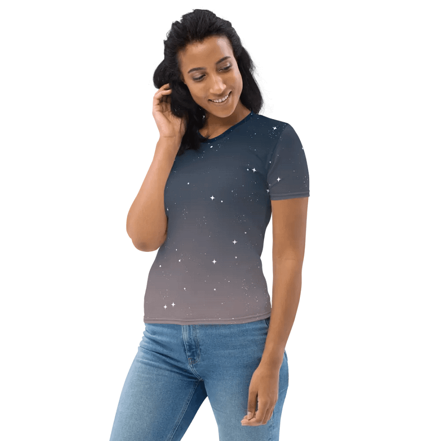 Starry Sky Dusk Women's T-Shirt product image (11)