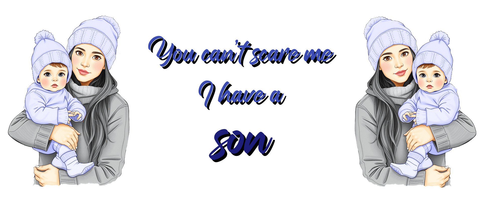 Stay Refreshed, Mama - Tumbler for Boy Moms - Brown eyes, Black hair product image (6)