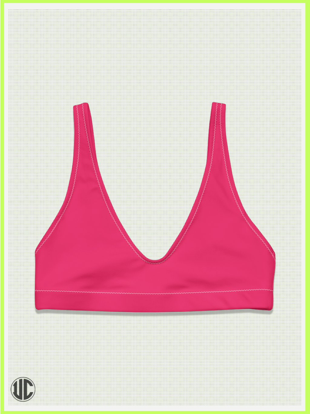 UnkoCon – Power Pink Bikini Top product image (1)