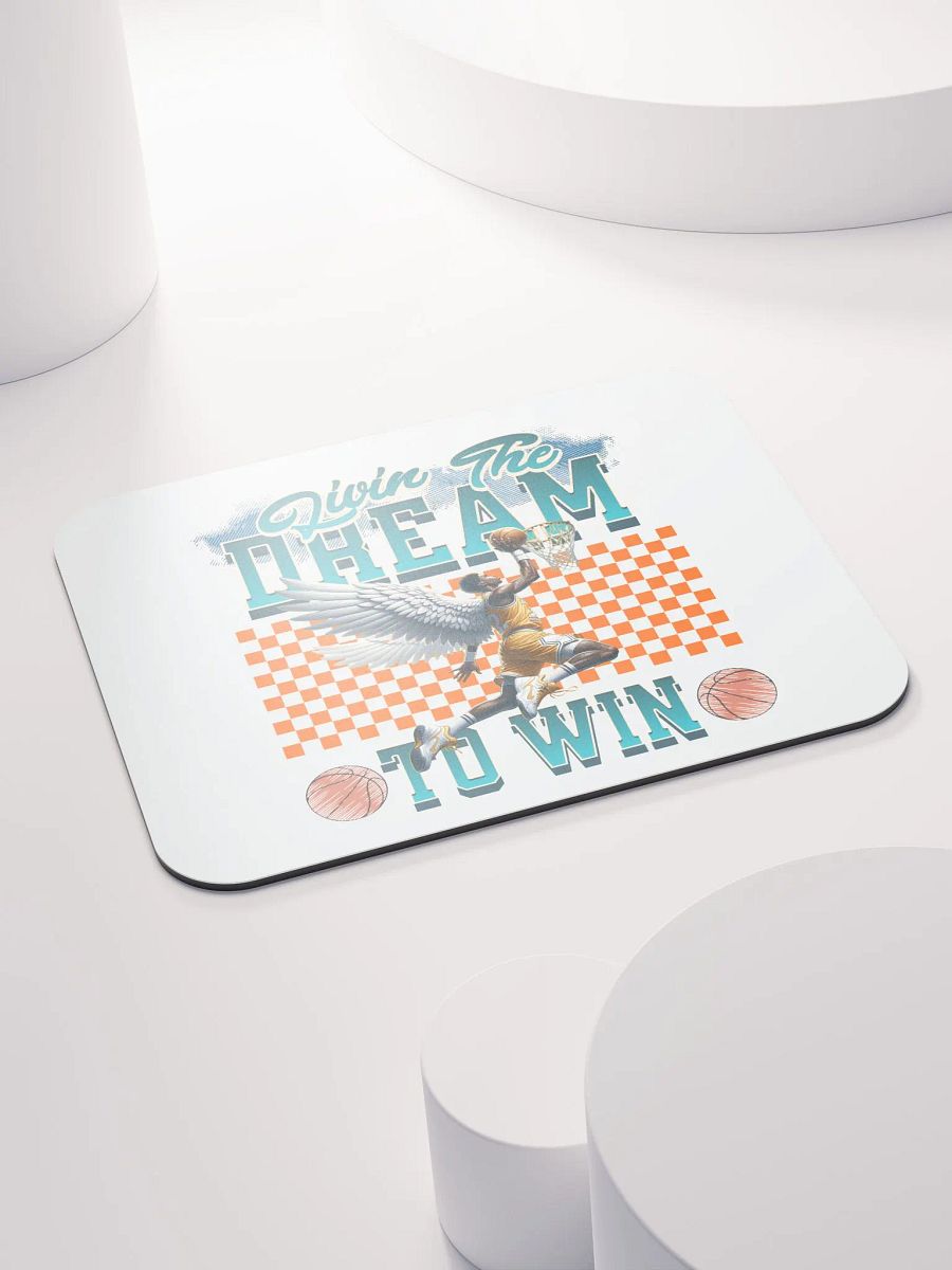 Livin The Dream To Win Basketball Dunk Mouse Pad product image (4)