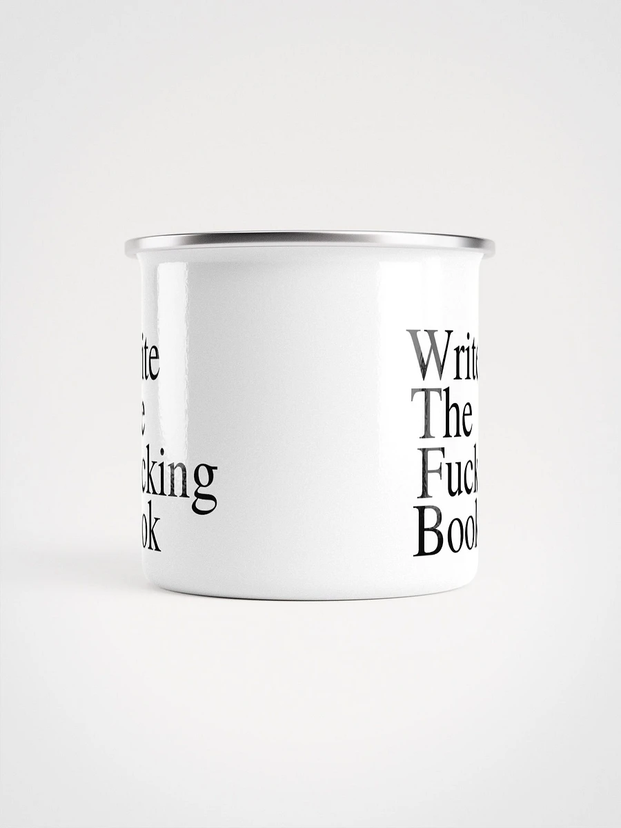 Write the Fucking Book Enamel Mug product image (5)