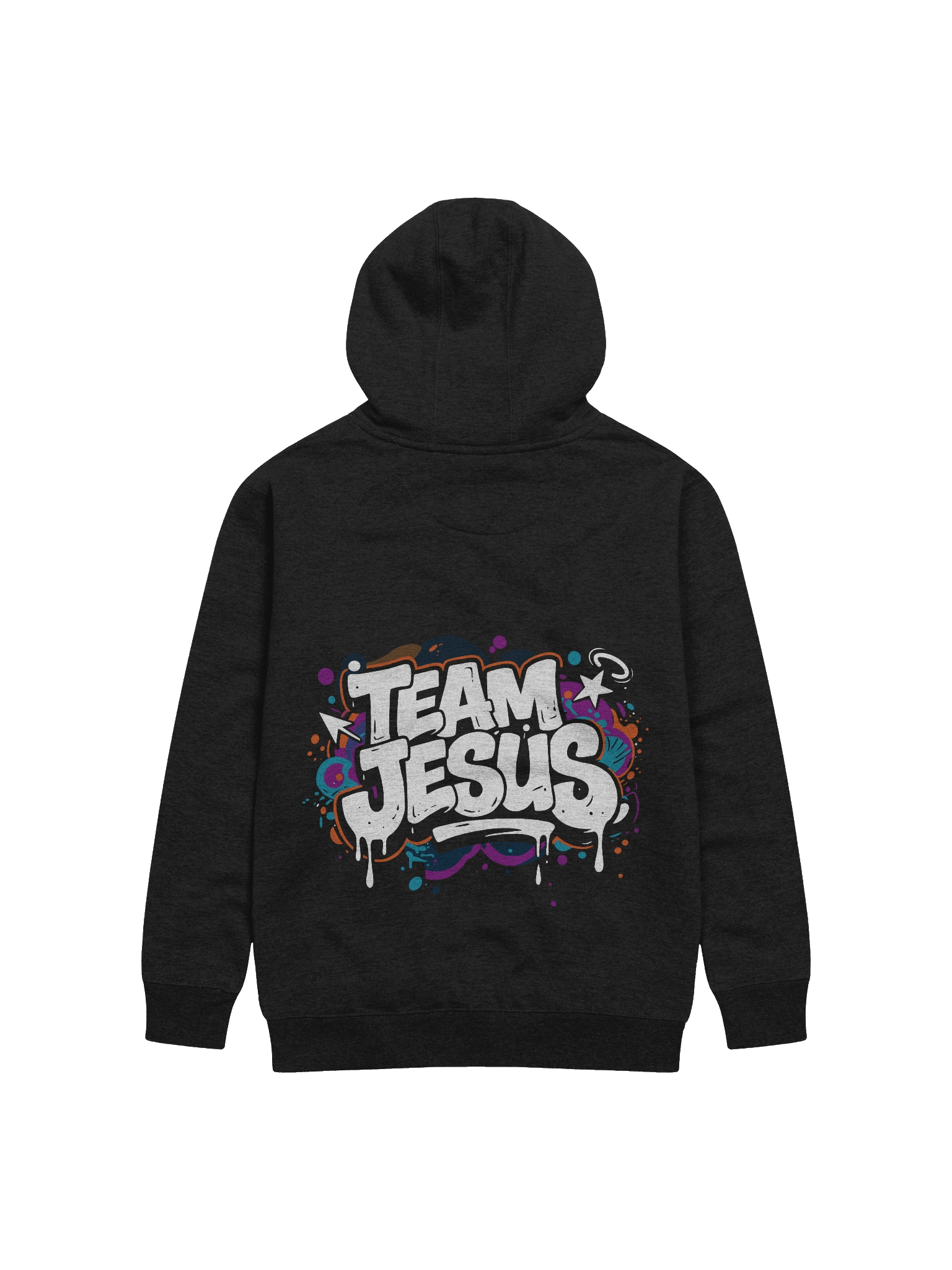 Team Jesus Graffiti Style Hoodie product image (2)