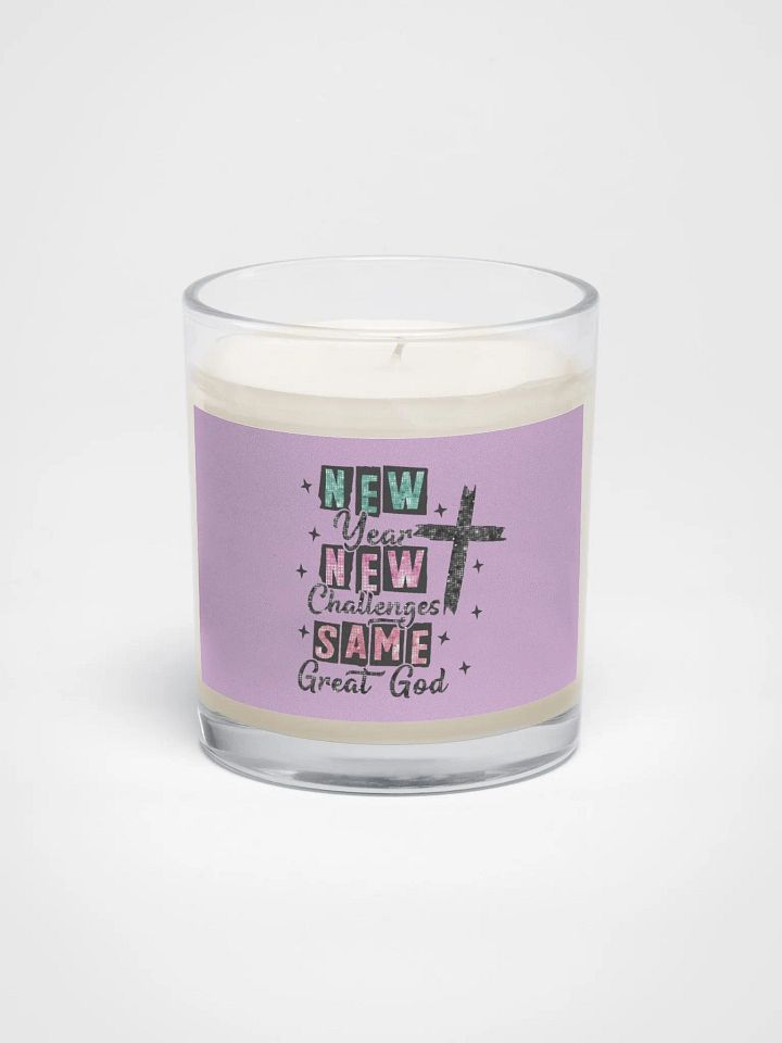 NEW Year NEW Challenges SAME Great God Candle product image (1)