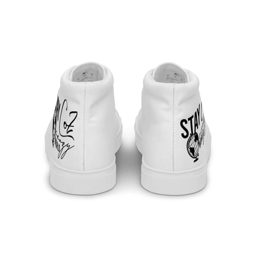Men's Stay CoZ Crazy World High Top Canvas Shoes product image (4)