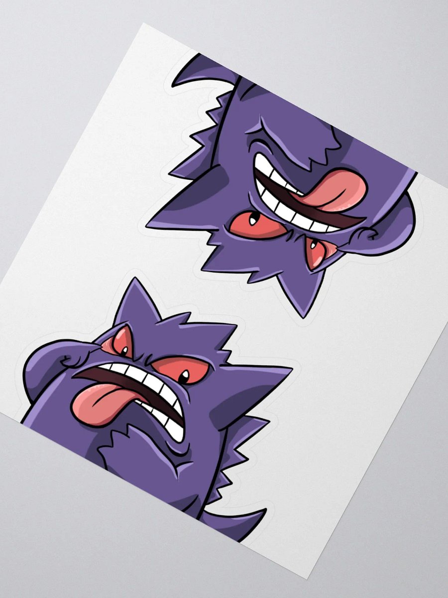 "Rude" Gengar Sticker product image (2)